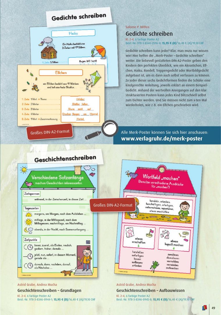 Katalog Grundschule – 2015/2016 By Verlag An Der Ruhr – Issuu dedans Haiku Schreiben Anleitung