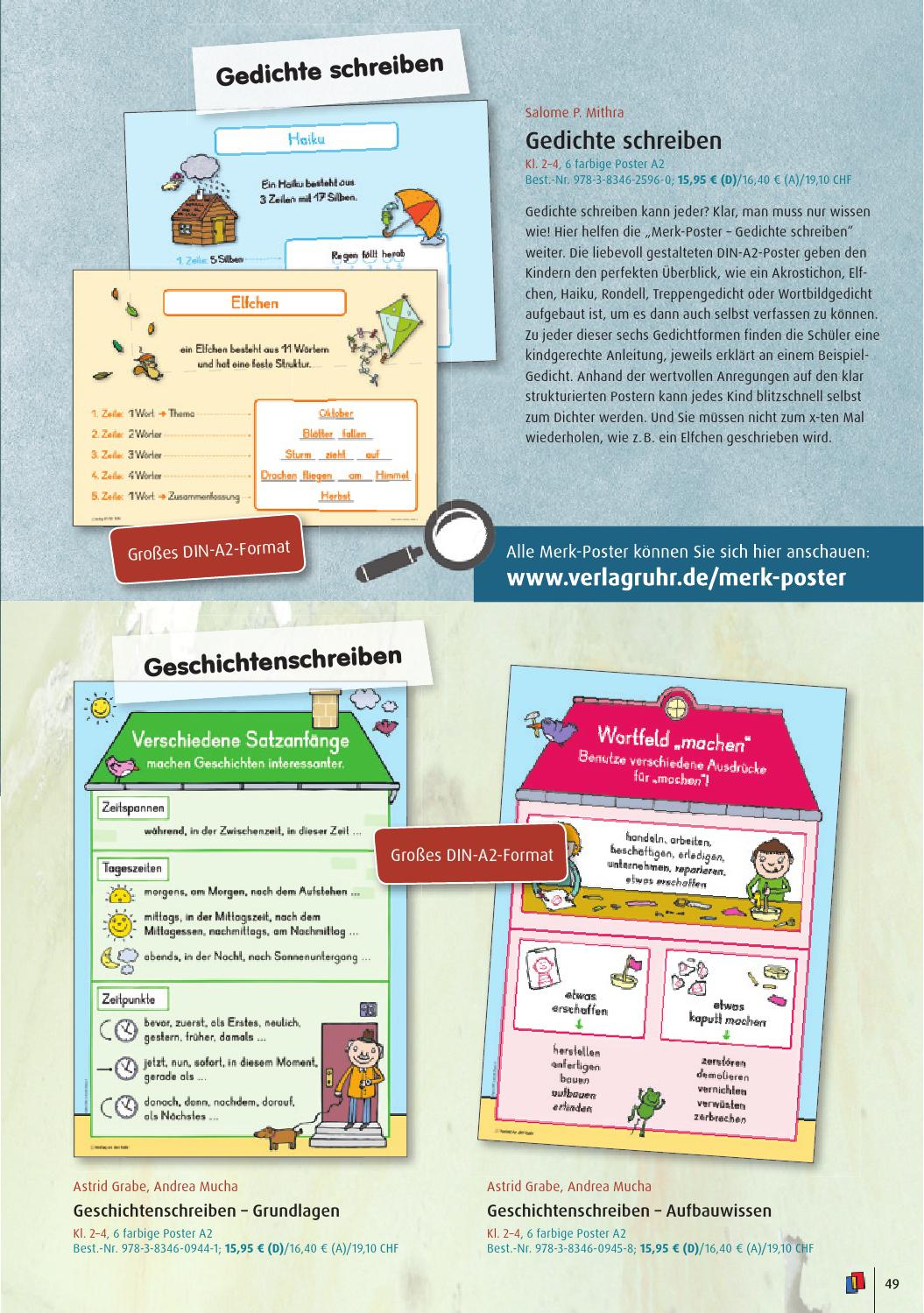 Katalog Grundschule - 2015/2016 By Verlag An Der Ruhr - Issuu dedans Haiku Schreiben Anleitung