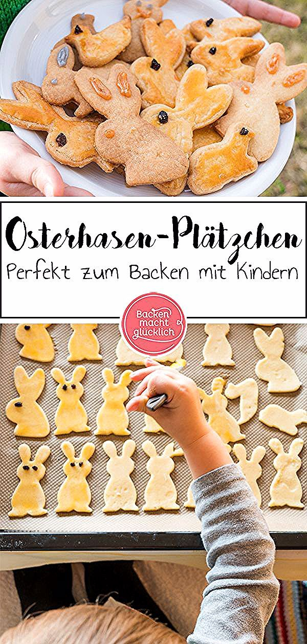 Klassische Osterhasen-Plätzchen Aus Mürbeteig In 2020 (Mit avec Kekse Backen Mit Kindern