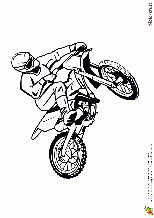 Kleurplaat Motorcross Ausmalbilder Motocross Motocross intérieur Coloriage Moto Gp A Imprimer Gratuit