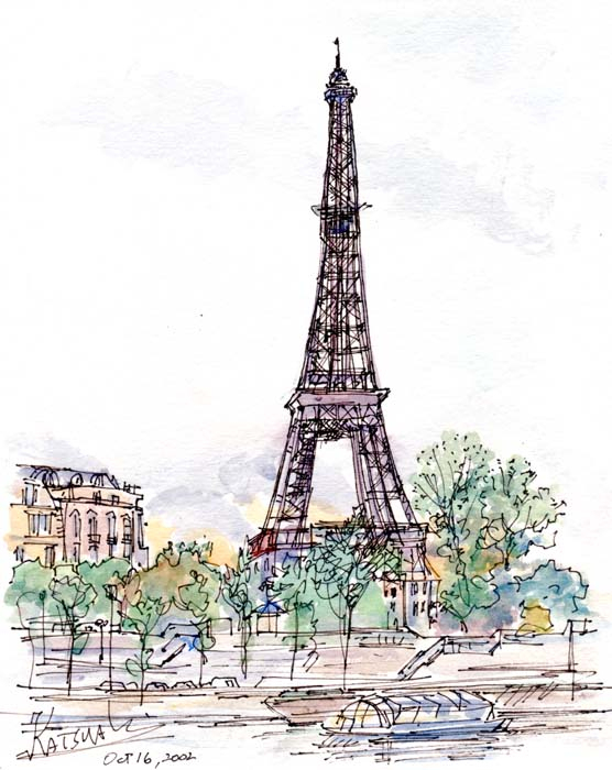 La Tour Eiffel tout Comment Dessiner Une Tour Eiffel