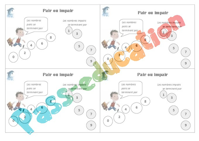 Leçon, Trace Écrite Pair Et Impair : Ce1 - Cycle 2 encequiconcerne Nombres Pairs Et Impairs Ce1