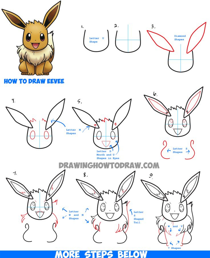 Les 25 Meilleures Idées De La Catégorie Comment Dessiner destiné Comment Dessiner Un Pokémon