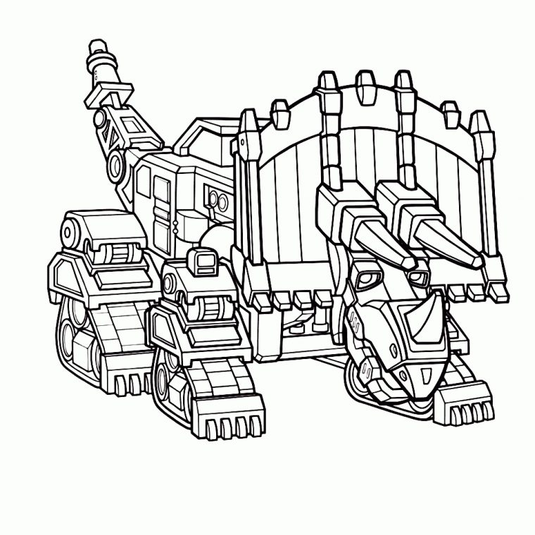 Leuk Voor Kids - Dinotrux: Dozer concernant Coloriage Robot Dinosaure