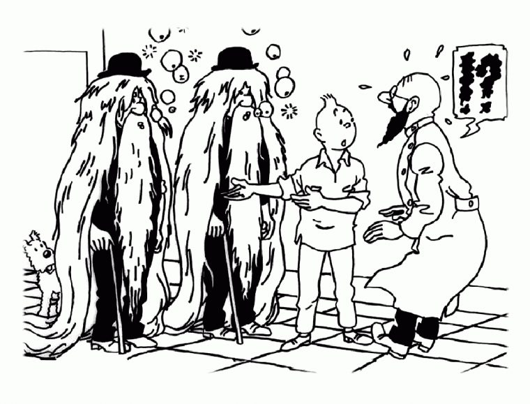 Livre De Coloriage Tintin | Imprimer Et Obtenir Une pour Coloriage Tintin Et Le Secret De La Licorne À Imprimer