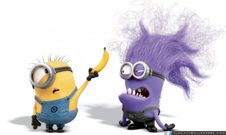 Mal Pourpre Minion. Fond D'Écran Hd À Télécharger à Minion Violet Dessin