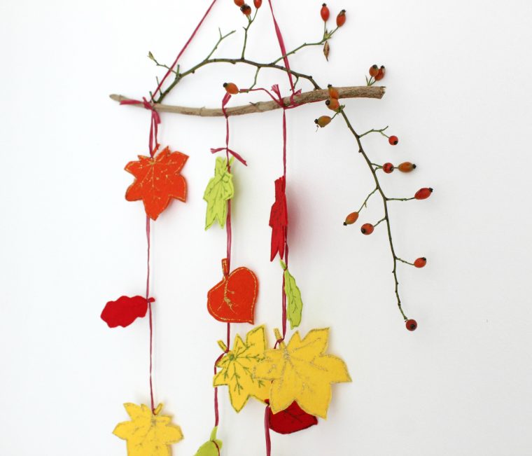 Mama Talk – Diy Herbstgirlande // Basteln Für Den Herbst pour Herbstdeko Basteln Kindergarten