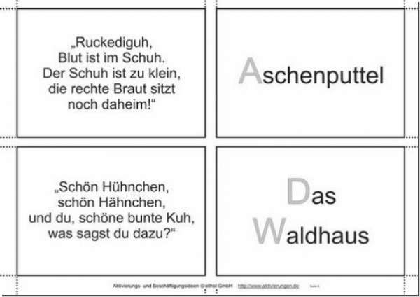 Märchenrätsel Teil 1 | Märchenrätsel, Aktivierung Senioren serapportantà Märchenrätsel Für Schulkinder