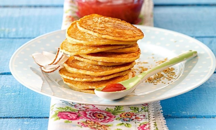 Mini-Kokos-Pancakes Für Kinder | Rezept | Rezepte serapportantà Essen Für Kinder Rezepte