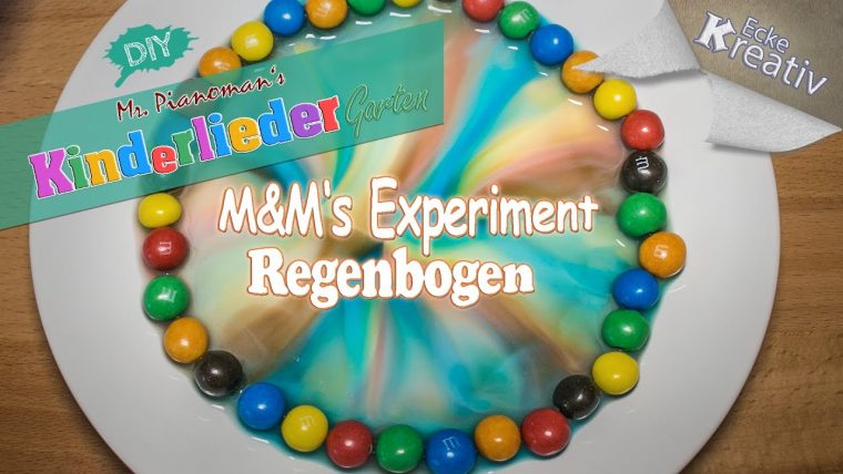 M&M'S Regenbogen-Experiment • Kinder Forschen • Diy – avec Experimente Zum Thema Feuer Im Kindergarten