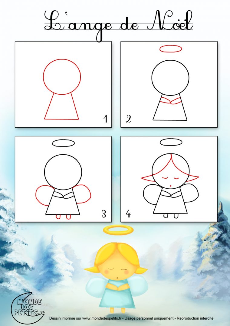 Monde Des Petits – Tutoriel Vidéo pour Comment Dessiner Un Pere Noel Kawaii