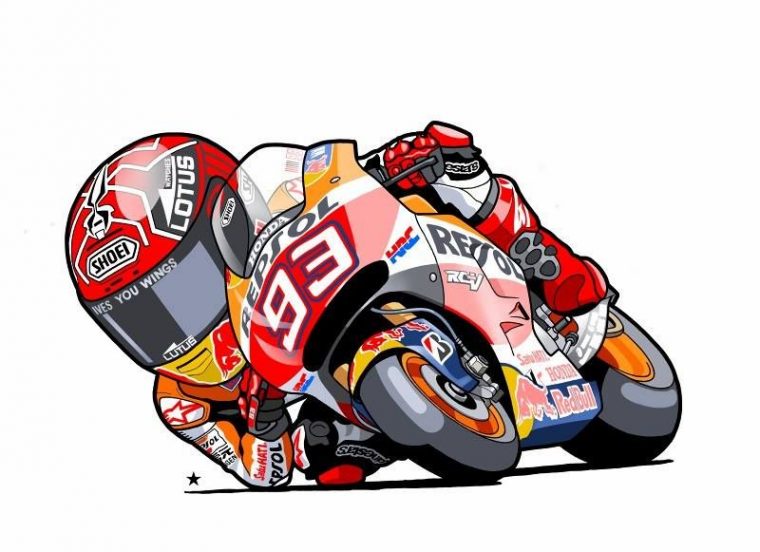 Moto Gp Cartoon – Motogp Cartoons That'S What It Feels à Caricature Moto Gp