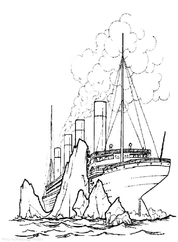 titantic coloring pages