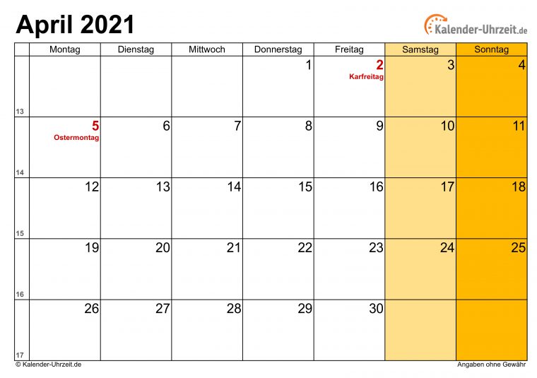 Pdf Monatskalender 2021 Zum Ausdrucken Kostenlos pour Monatskalender Zum Ausdrucken