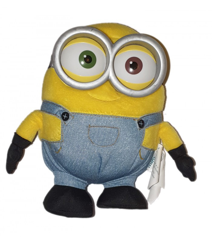 Peluche Doudou Minions Moi Moche Et Mechant Bob 22 Cm dedans Minion Violet Dessin