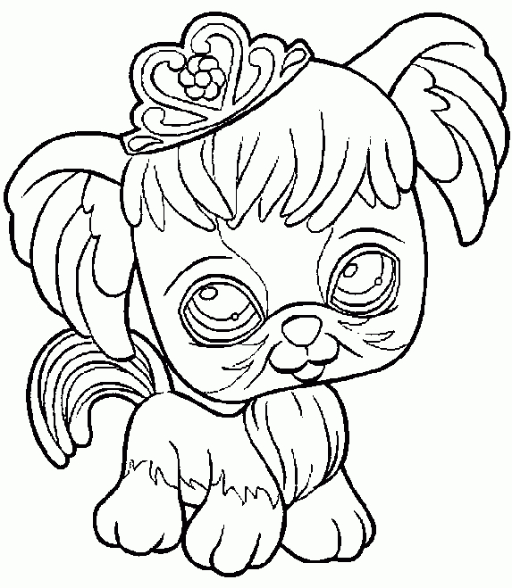 Pet Shop – Coloriage à Coloriage Littlest Petshop A Imprimer