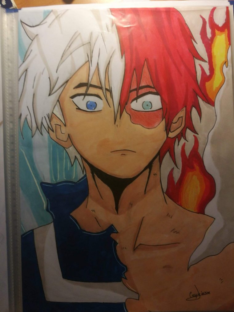 Petit Dessin De Shoto Todoroki | My Hero Academia [Fr] Amino concernant Dessin My Hero Academia Shouto