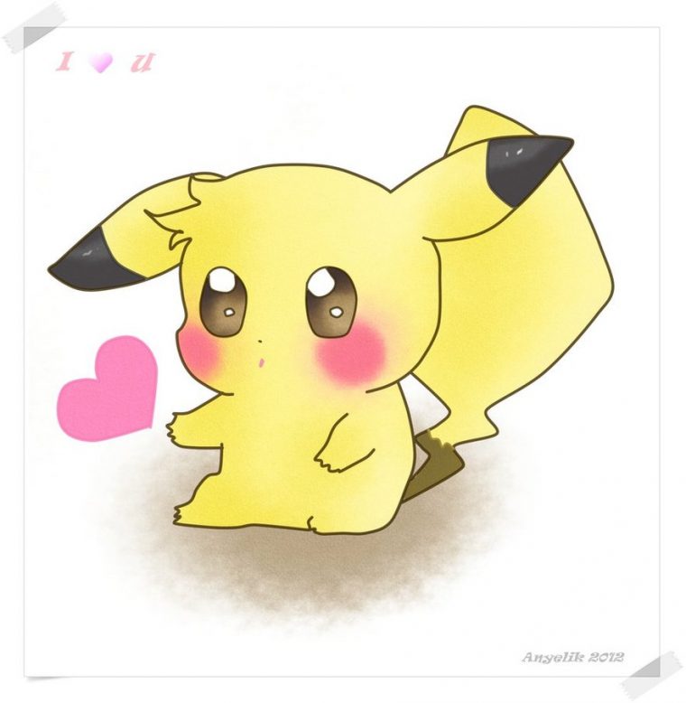 Picachu Kawaii – Cerca Con Google By Shadoω. ☽ ☾ | Whi serapportantà Dessin Pikachu Couleur