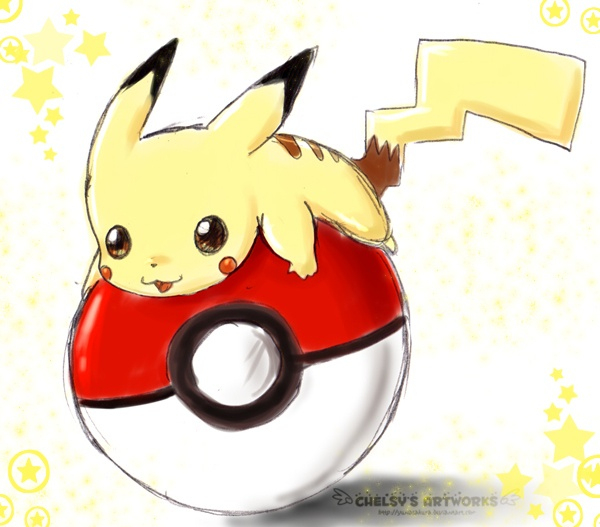 Pikachu Est Sa Pokeball – Spécial Pokemon pour Dessin Pikachu Couleur