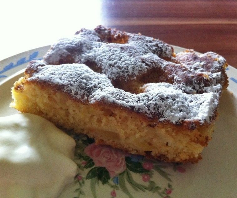 Pin Auf Kuchen concernant Schneller Apfelkuchen