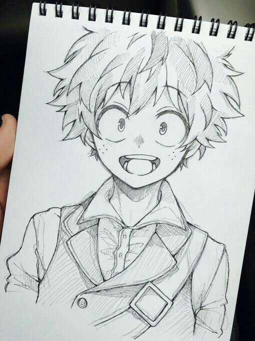 Pin By Julie Durieux On Zeichnungen | Anime Sketch, Anime serapportantà Coloriage Izuku Midoriya