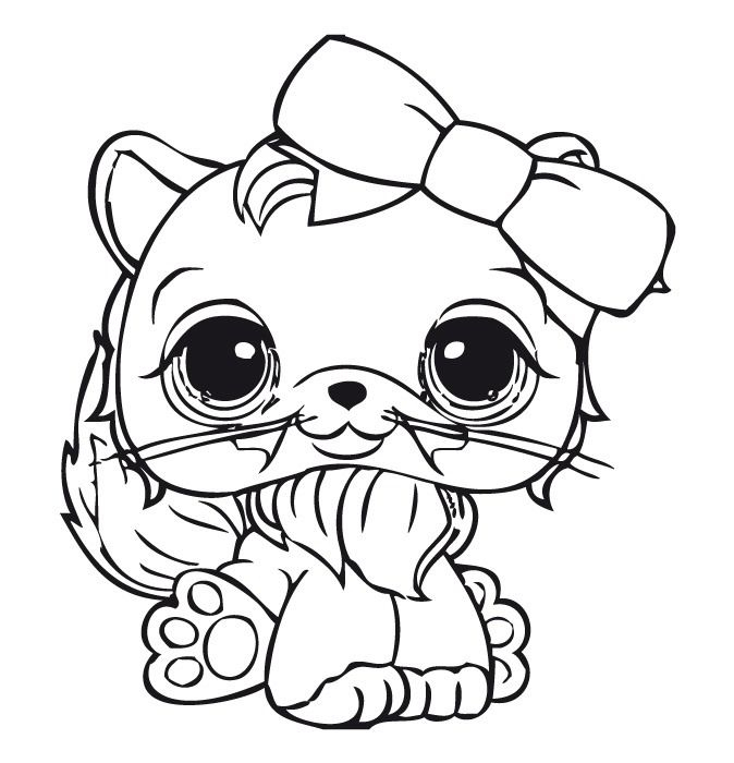 Pin On Dessin destiné Coloriage Littlest Petshop A Imprimer