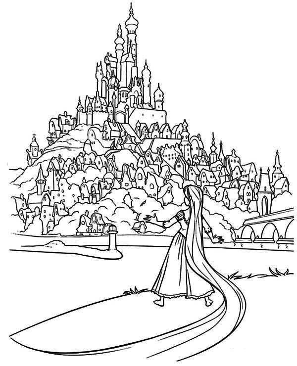 Pin On Enfants concernant Coloriage Chateau De Princesse