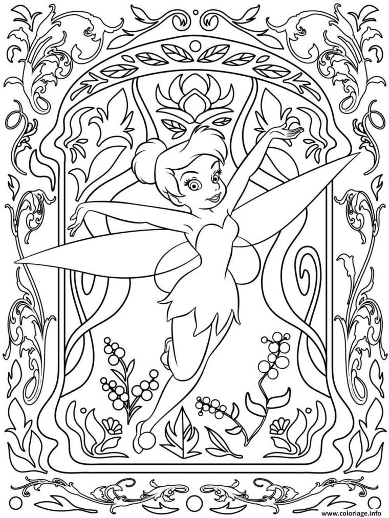 Pin On Fée tout Coloriage Mystere Disney Pdf