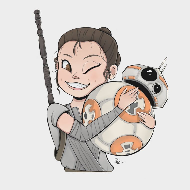 Pin On Star Wars à Dessin Star Wars Kawaii