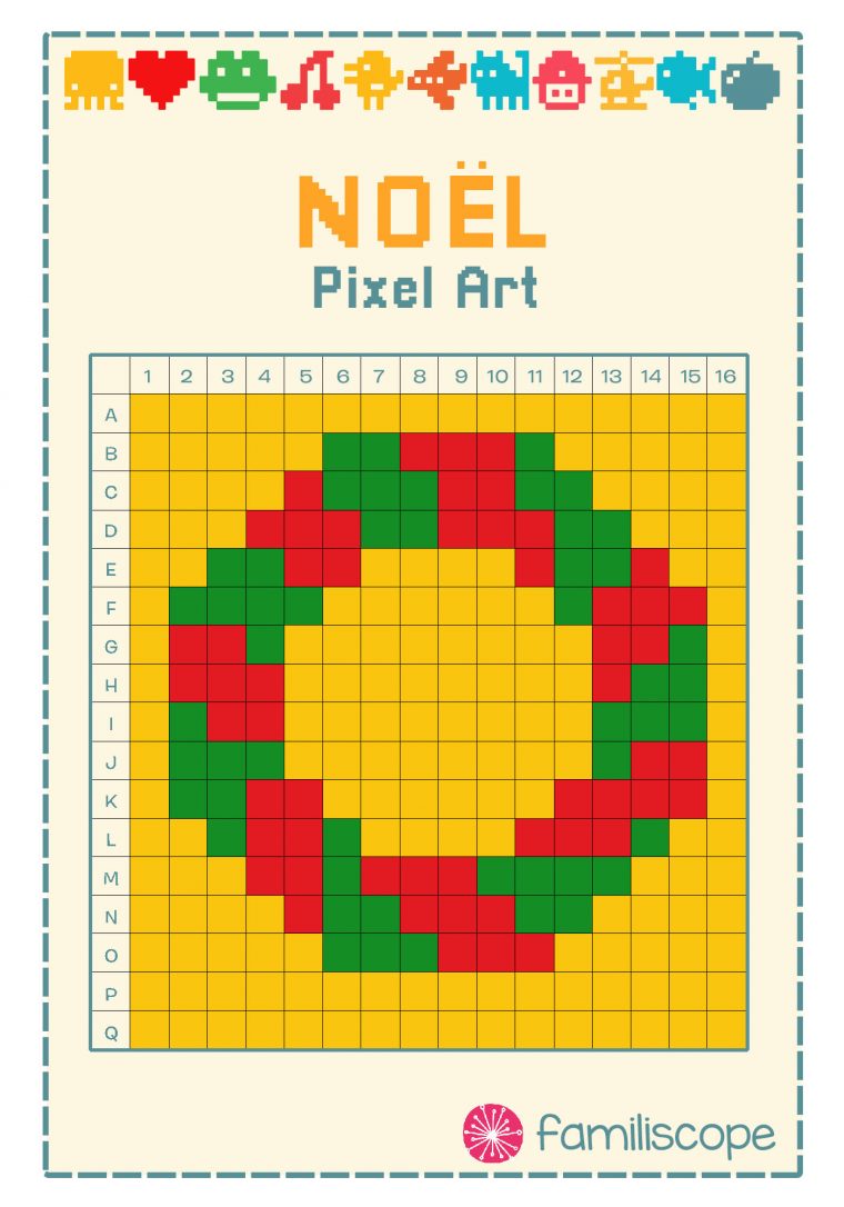 Pixel Art Noel Polaire : Minecraft – Pixel Art 3D – Papai dedans Sapin Pixel Art