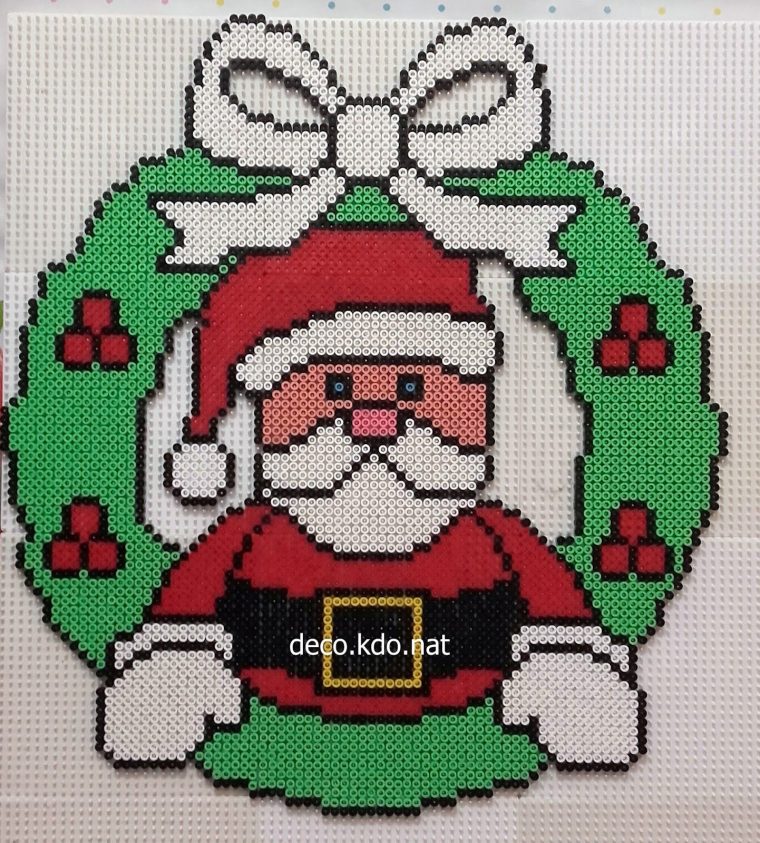 Pixel Art Pere Noel – Dessin Facile Pour Les Enfants serapportantà Pixel Art Sapin De Noël