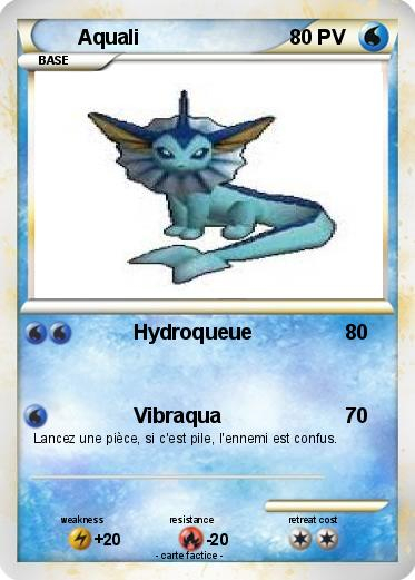 Pokémon Aquali 131 131 – Hydroqueue – Ma Carte Pokémon encequiconcerne Coloriage Pokemon Aquali