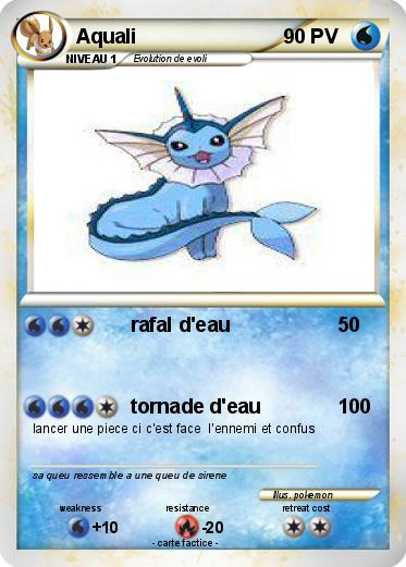 Pokémon Aquali 208 208 – Rafal D'Eau – Ma Carte Pokémon concernant Coloriage Pokemon Aquali