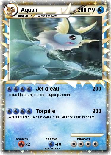 Pokémon Aquali 211 211 – Jet D'Eau – Ma Carte Pokémon encequiconcerne Coloriage Pokemon Aquali