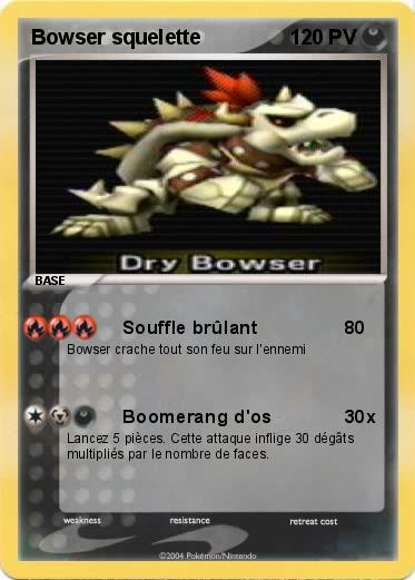 Pokémon Bowser Squelette 8 8 – Souffle Brûlant – Ma Carte destiné Coloriage Bowser Squelette