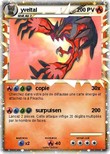 Pokémon Yveltal 718 718 – Copie – Ma Carte Pokémon à Coloriage Pokemon Yveltal