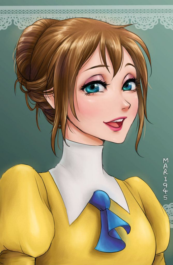 Princesas De Disney En Personajes De Anime pour Dessin De Princesse Manga