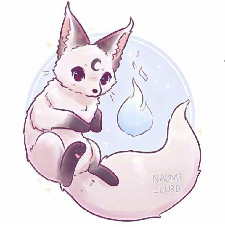 Renard Yang | Dessin Animaux Mignons, Dessins Mignons à Coloriage Renard Mignon