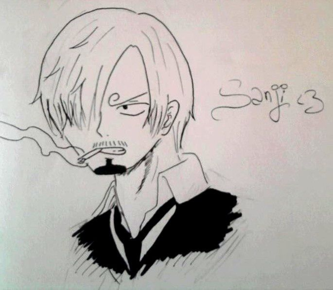 Sanji – Taguée! – Yume O Koete pour Coloriage Sanji