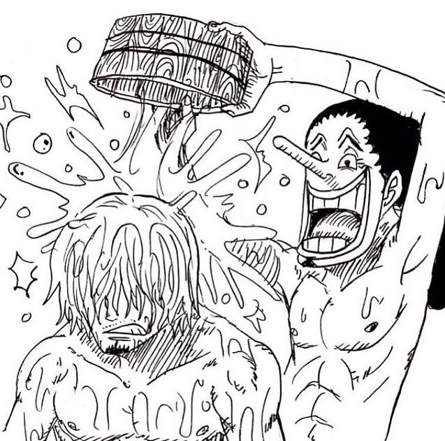 Sanji Usoppopp | One Piece Drôle, Dessin Animé Drole serapportantà Coloriage Sanji