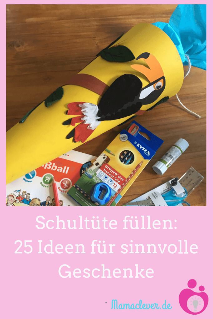 Schultüte Füllen: 25 Ideen Für Sinnvolle Geschenke Zum serapportantà Ideen Zum Schulanfang