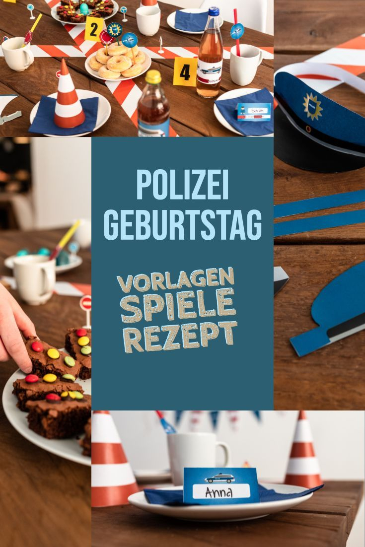 So Feierst Du Einen Tollen Polizei Kindergeburtstag pour Kindergeburtstag Polizei Spiele