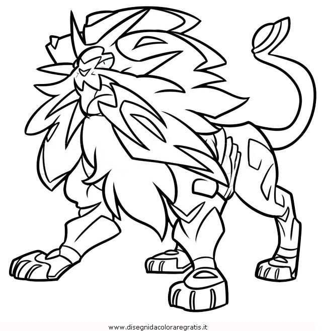 Solgaleo Pokemon Kleurplaten / Solgaleo Pokemon destiné Dessin Solgaleo A Imprimer