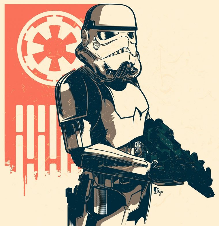 Storm Trooper On Behance | Stormtrooper Art, Star Wars intérieur Dessin Star Wars Kawaii