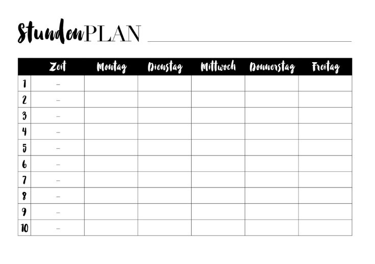 Stundenplan Und Wochenplan Zum Ausdrucken – Kathie'S Cloud encequiconcerne Online Kalender Zum Eintragen