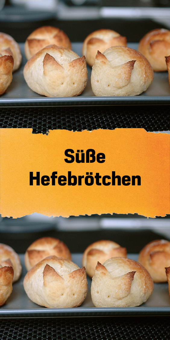 Süße Hefebrötchen In 2020 | Hefebrot, Rezepte, Brot Backen dedans Süße Brötchen Backen