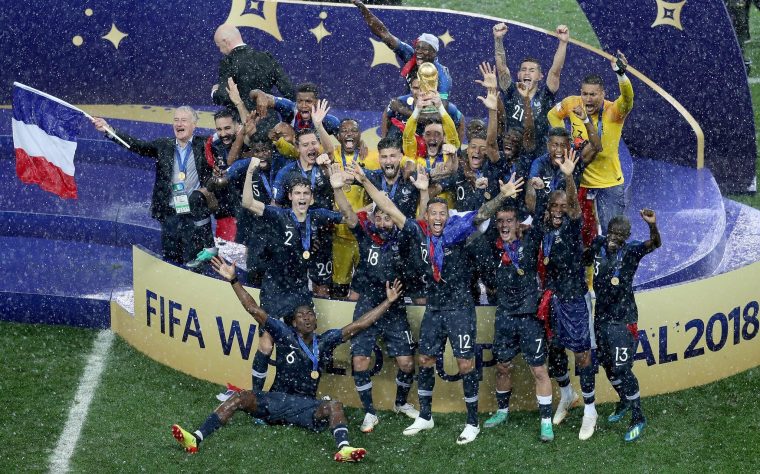 Télécharger Photos L'Equipe De France Grande Gagnante De destiné Coloriage Coupe Du Monde 2018 France