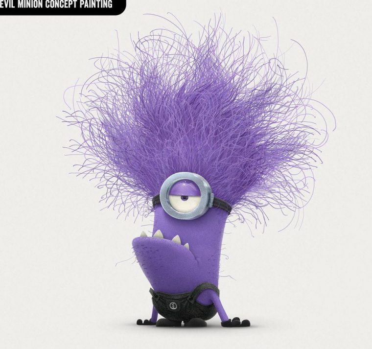 The Fantastic Five: Despicable Me 2 Week: Evil Minion tout Minion Violet Dessin