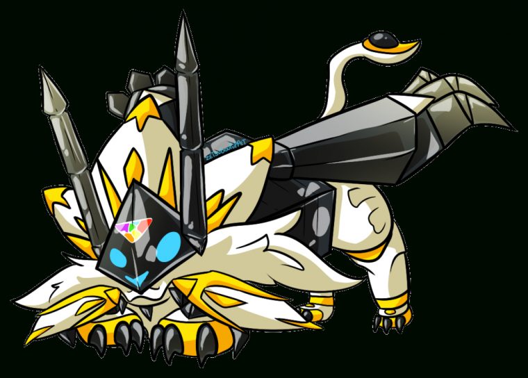 The Necrozma Forms Of The Sun And Moon Legendaries Really tout Dessin Solgaleo A Imprimer