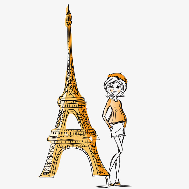 Tour Eiffel Dessin Png : Illustration De La Tour Eiffel Et intérieur Comment Dessiner Une Tour Eiffel